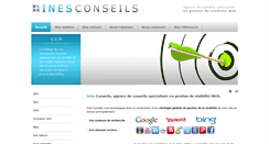 Desktop Screenshot of ines-conseils.com