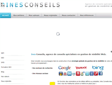 Tablet Screenshot of ines-conseils.com